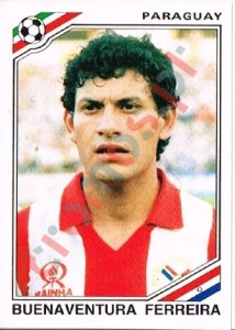 160 Buenaventura Ferreira – FIFA World Cup Mexico 1986 Panini