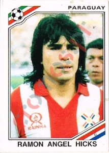 161 Ramon Angel Hicks – FIFA World Cup Mexico 1986 Panini