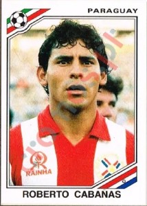 162 Roberto Cabanas – FIFA World Cup Mexico 1986 Panini