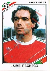 393 Jaime Pacheco – FIFA World Cup Mexico 1986 Panini