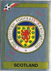 328 Badge Scotland – FIFA World Cup Mexico 1986 Panini