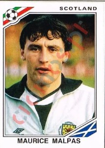 334 Maurice Malpas – FIFA World Cup Mexico 1986 Panini