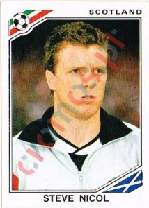 335 Steve Nicol – FIFA World Cup Mexico 1986 Panini