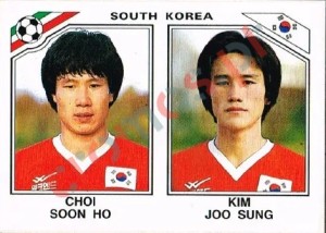 98 Choi Soon Ho - Kim Joo Sung – FIFA World Cup Mexico 1986 Panini