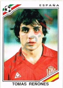 259 Tomas Renones – FIFA World Cup Mexico 1986 Panini
