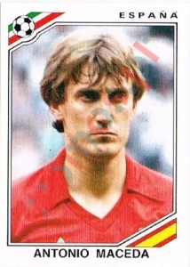 260 Antonio Maceda – FIFA World Cup Mexico 1986 Panini