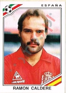 268 Ramon Caldere – FIFA World Cup Mexico 1986 Panini