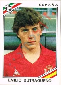 270 Emilio Butragueno – FIFA World Cup Mexico 1986 Panini