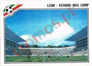 25 Stadion Nou Camp – FIFA World Cup Mexico 1986 Panini