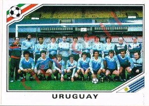 311 Team Uruguay – FIFA World Cup Mexico 1986 Panini