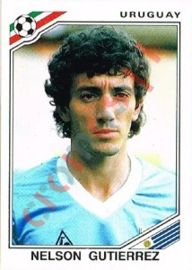 314 Nelson Gutierrez – FIFA World Cup Mexico 1986 Panini