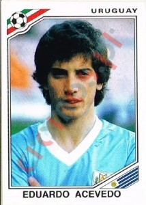316 Eduardo Acevedo – FIFA World Cup Mexico 1986 Panini