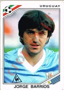319 Jorge Barrios – FIFA World Cup Mexico 1986 Panini