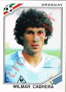 325 Wilmar Cabrera – FIFA World Cup Mexico 1986 Panini