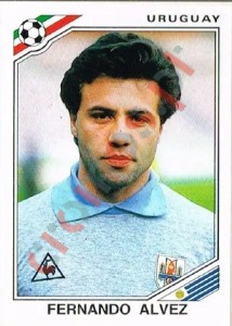 327 Fernando Alvez – FIFA World Cup Mexico 1986 Panini