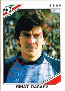 184 Rinat Dasaev – FIFA World Cup Mexico 1986 Panini