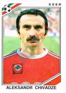 186 Aleksandr Chivadze – FIFA World Cup Mexico 1986 Panini