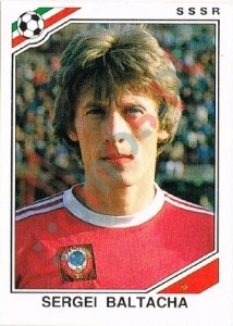 187 Sergei Baltacha – FIFA World Cup Mexico 1986 Panini