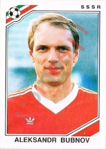 188 Aleksandr Bubnov – FIFA World Cup Mexico 1986 Panini