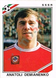189 Anatoli Demianenko – FIFA World Cup Mexico 1986 Panini