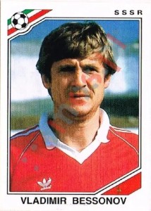190 Vladimir Bessonov – FIFA World Cup Mexico 1986 Panini