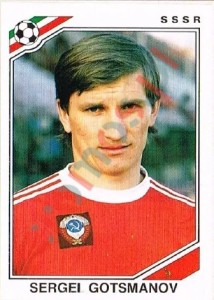191 Sergei Gotsmanov – FIFA World Cup Mexico 1986 Panini