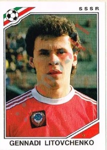 194 Gennadi Litovchenko – FIFA World Cup Mexico 1986 Panini