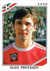 196 Oleg Protasov – FIFA World Cup Mexico 1986 Panini
