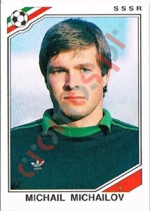 199 Mikhail Mikhailov – FIFA World Cup Mexico 1986 Panini