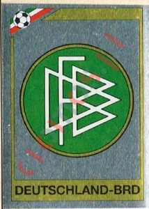 292 Badge West Germany – FIFA World Cup Mexico 1986 Panini