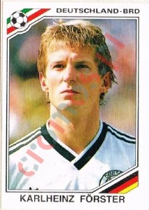 298 Karlheinz Forster – FIFA World Cup Mexico 1986 Panini