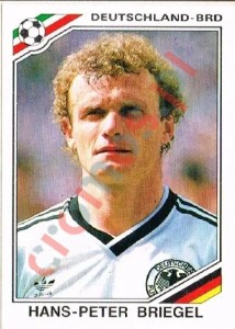 301 Hans-Peter Briegel – FIFA World Cup Mexico 1986 Panini