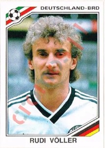 306 Rudi Voller – FIFA World Cup Mexico 1986 Panini