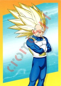13 Super Saiyan 3 Vegeta – Dragon Ball DAIMA Panini