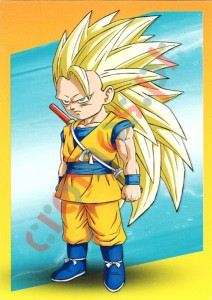 9 Super Saiyan 3 Goku (Mini) – Dragon Ball DAIMA Panini
