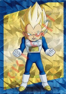 15-CS Super Saiyan Vegeta (Mini) – Dragon Ball DAIMA Panini