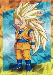9-CS Super Saiyan 3 Goku (Mini) – Dragon Ball DAIMA Panini