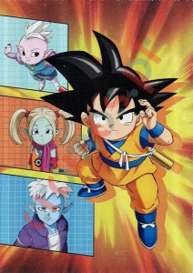 LE6 Son Goku (Mini) / Supreme Kai (Mini) / Panzy / Glorio – Dragon Ball DAIMA Panini