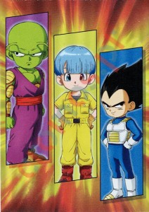 LE7 Piccolo (Mini) / Bulma (Mini) / Vegeta (Mini) – Dragon Ball DAIMA Panini