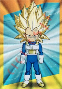 17-RS Super Saiyan 3 Vegeta (Mini) – Dragon Ball DAIMA Panini